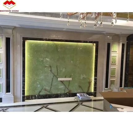 Natuurlijke groene jade onyx marmeren platen voor modern grafisch ontwerp en tafel achtergrond