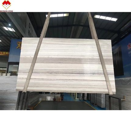 Witte houten look marmeren tegels trap anti slip volgen aders witte grijze ader marmeren tegels trap