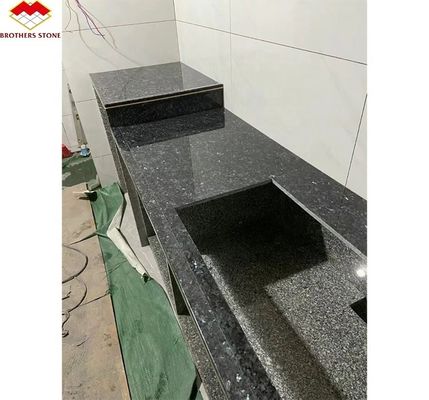 Moderne blauwe granietstenen platen prijzen voor natuurlijke blauwe parel werkblad renovatie