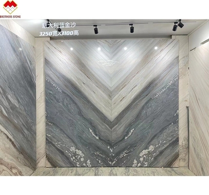 Grote plaatsteenvorm Palissandro Blauw Marmer voor appartementen