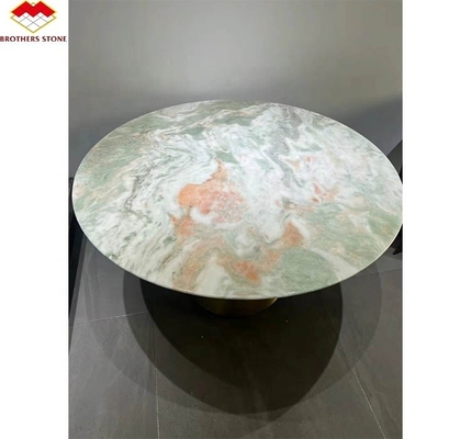 Moderne design stijl Grote plaat groene jade onyx marmeren steen voor badkamer muur en tafel