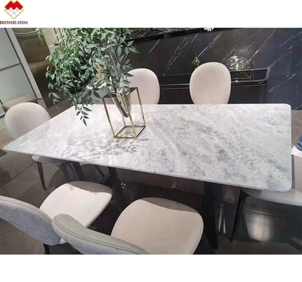 Gepersonaliseerde grootte Blauwe kwarts countertops achtergrondverlichting Brazilië Blauwe kristallen marmeren steen in goede staat