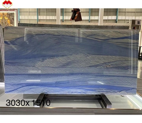 Luxe Blauwe Macauba's Natuurlijke Blauwe Marmeren Slab Countertop Quartz tegels