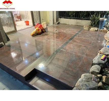 Grootte gesneden Himalaya blauwe granietsteen voor luxe interieur trappen en keukenproducten