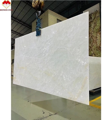 IJstijd Onyx Quartzite Stone Wall Panel Wasbak Component voor Indoor Island Countertop