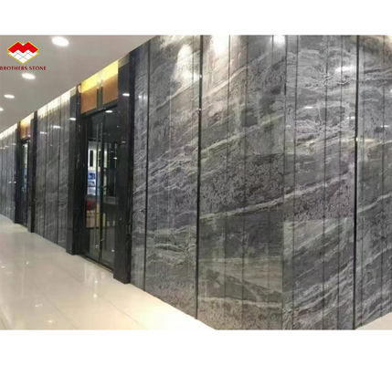 Custom Modern gepolijst golfgroen marmeren bord voor hotel wandpaneel vloer ontwerp stijl