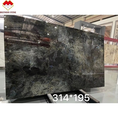 Big Slab Luxe Smaragd Blauw Onyx Marmer uit Brazilië voor Transparante Diner Table Top