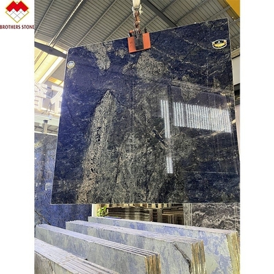 Moderne design Luxe Elegante Brazilië Droom Safir Blauwe Steen Achtergrondverlichting Labradorite Blauwe Granit