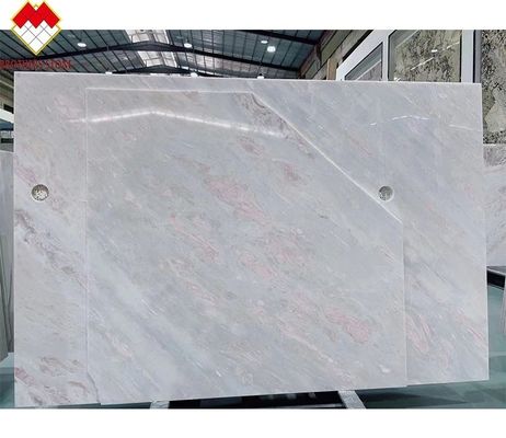 Moderne design villa Grafiek met doorzichtige schitterende roos regenboog onyx marmeren plaat