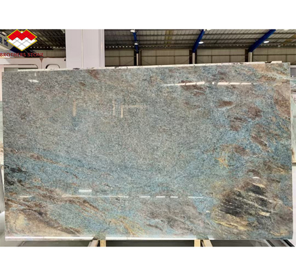 Amazon Blue Luxury Stone met gepolijst oppervlak Moderne werkbladen en wanddecoratie
