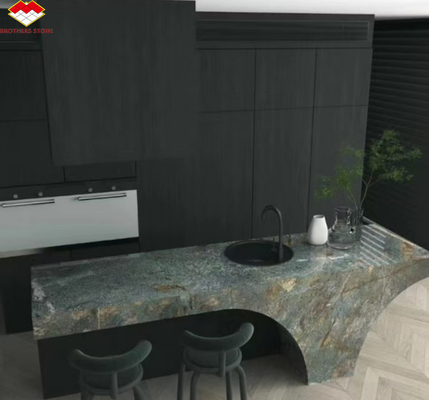 Amazon Blue Luxury Stone met gepolijst oppervlak Moderne werkbladen en wanddecoratie