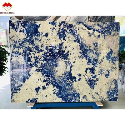 ODM OEM Acceptabel Luxe Bolivia Blauw Marmeren Bouwwerkplaat voor Wandpaneel en vloertegels