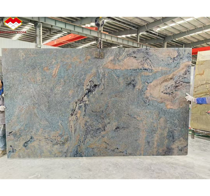 Amazon Blue Luxury Stone gepolijste plaat voor villa en hotel interieur design inspiratie