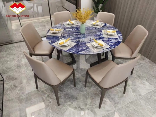 Transparante Afrikaanse lapis marmer Sodalite Blauwe marmer Onyx marmer van Yunfu