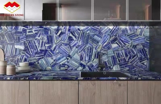 Moderne tegel Blauw Bahia Marmer Blauwe Kleur Lemurijn Blauw Granit Slab voor interieur