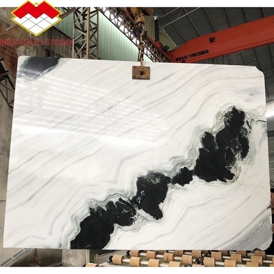 CNF Trade Panda Wit Sichuan Gepolijst Marmer Grote plaat Boekenplank voor douchevloer