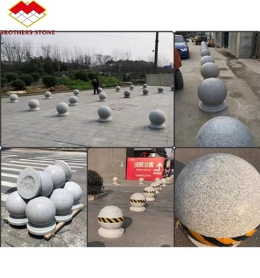 Moderne luxe granietvloertegel voor gepolijst oppervlak Buitenbarricade Ball Parking