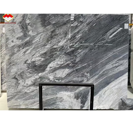 Hotel Interieurontwerp Calcite Marmeren Trappenvloer en Trappen met Licht in Florence Grijs