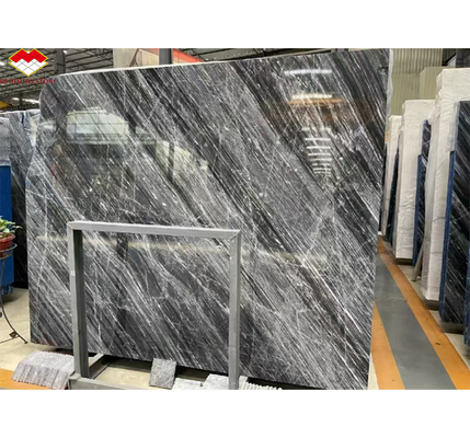 Hotel Interieurontwerp Calcite Marmeren Trappenvloer en Trappen met Licht in Florence Grijs