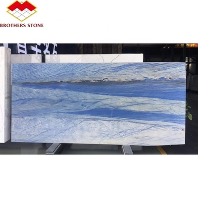 Brothers Steen Satine Blauw Granite Quartzite Keizerlijk Blauw Macauba's voor de vloer Muur Lichte Blauwe Macauba's Blauwe Marmer