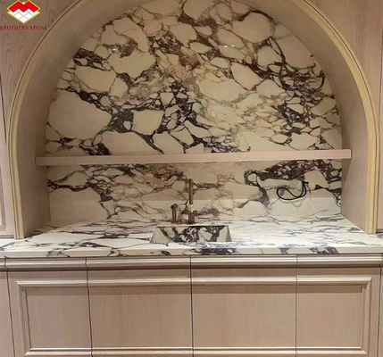 Moderne Calacatta Viola Marmer Vanity Wasbak voor Big Slab Keuken Borden en wasbakken