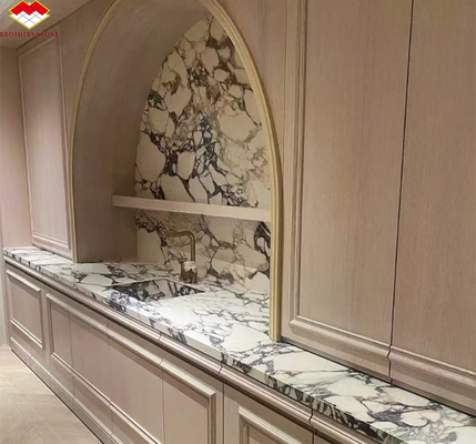 Moderne Calacatta Viola Marmer Vanity Wasbak voor Big Slab Keuken Borden en wasbakken