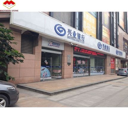 Granit op maat voor buitenwandbekleding Modern ontwerp en hoge dichtheid