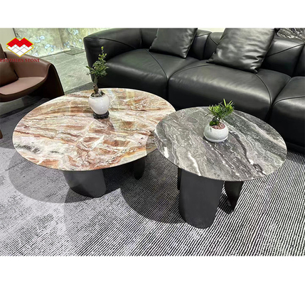 Venetië Bruine Calcietsteen Ideaal voor ronde eettafel en huishoudelijk meubilair
