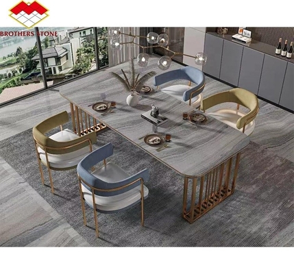 Natuursteen Blauw Granit Slabs gesneden op maat voor huiswandpaneel en eettafel