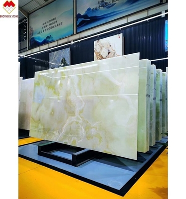 Direct verkoop Translucent Green Onyx Slab voor toonbank standaard of op maat