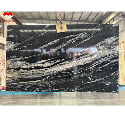 Modern Cosmic Black Granite gepolijst voor interieur keuken countertops en wandpaneel