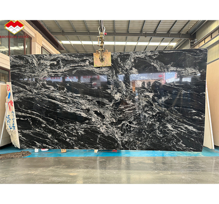 Modern Cosmic Black Granite gepolijst voor interieur keuken countertops en wandpaneel