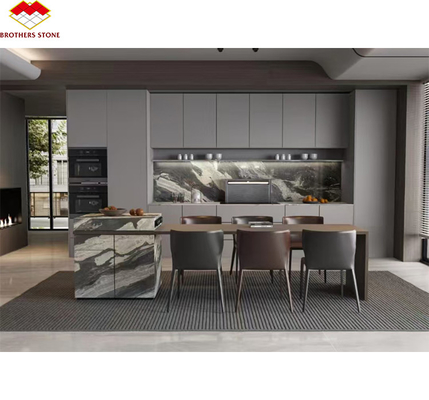 Modern Cosmic Black Granite gepolijst voor interieur keuken countertops en wandpaneel