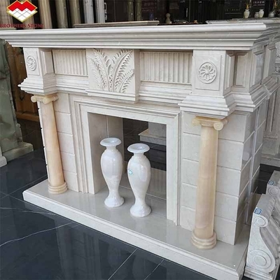 Vrijstaand Modern Indoor Royal Botticino Marmer Decor Cream Shanna Beige Marmer voor Kaap Tafelplan