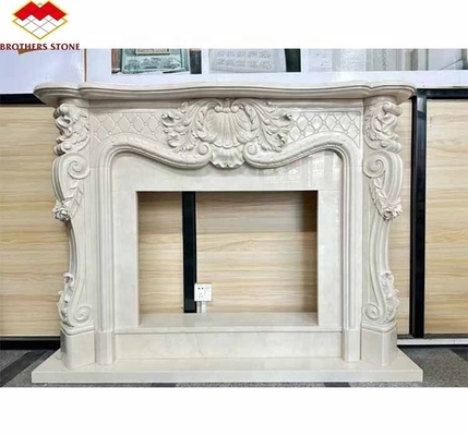 Vrijstaand Modern Indoor Royal Botticino Marmer Decor Cream Shanna Beige Marmer voor Kaap Tafelplan