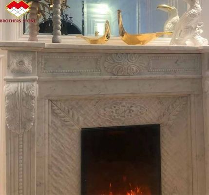 Functie zonder afstandsbediening Carara Witte tafelkamin Inbreng met raamplank