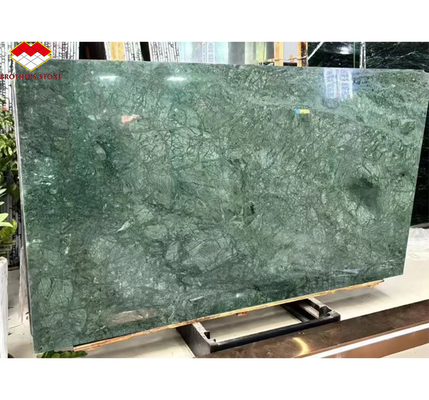 Calcite donkergroen marmer voor modern design villa badkamer wasbak en eettafel