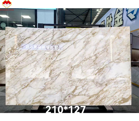 Handel FOB Moderne Calacatta goud marmeren plaat uit Italië voor wandvloer tafelblad
