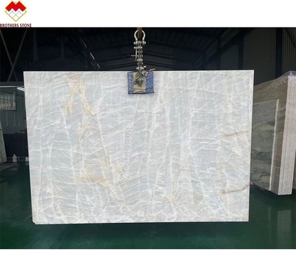 Transparante Royal White Onyx Tile Grote Slab Steenvorm met 0,12% Water Absorptie