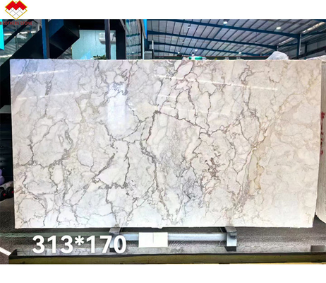 Handel FOB Moderne Calacatta goud marmeren plaat uit Italië voor wandvloer tafelblad