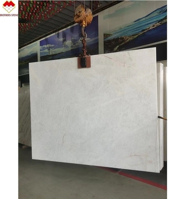 Achtergrondverlichting Wit onyxtegel voor muur en vloer Translucent kristalwit marmer grote plaat
