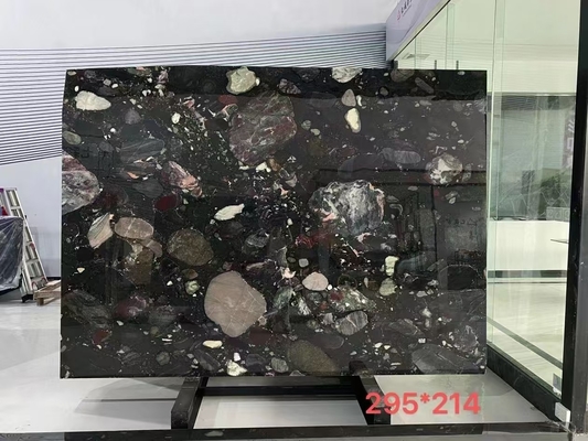 Planken met wandvloeren Natuurlijke marmeren plaat met achatenpatroon van Yunfu
