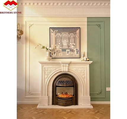 Steenkool open haarden Moderne Italiaanse stijl Marmer Sofitel open haard mantel voor interieur
