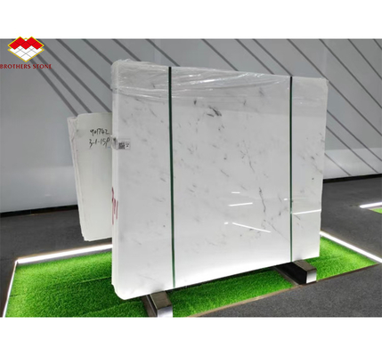 Yunfu Brothers Stone goedkoopste prijs Wit schoonheid marmer met grijze aders hoge kwaliteit Atlantische witte marmer fineer
