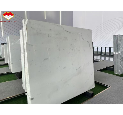 Yunfu Brothers Stone goedkoopste prijs Wit schoonheid marmer met grijze aders hoge kwaliteit Atlantische witte marmer fineer