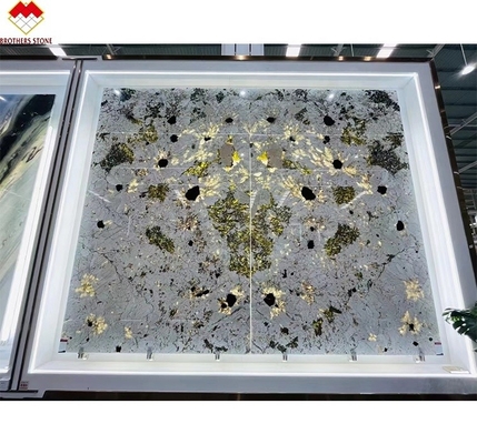 Translucent Braziliaans Alpinus Granite Super Crystal Exotic Natural Backlit Patagonia Quartzite Steen Muurpaneel