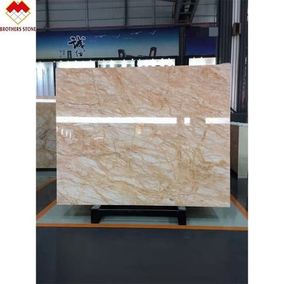 Groothandel achtergrondverlichting gouden aders onyx doorschijnend spinnenwit goud korrels jade onyx steen