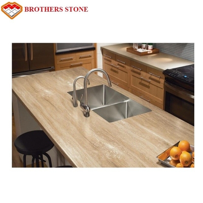 Beige Travertijn, Tegels van de de Travertijn de Marmeren, Beige Marmeren Travertijn van Italië