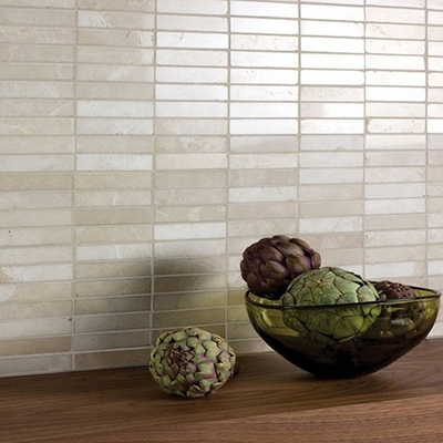 Multifunctionele Lichte Beige Marmeren Tegel 132,8 Mpa Samenpersend Bezit