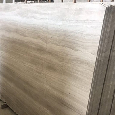 Standaardgrootte Witte Houten Marmeren Plak 1530mm Dikte voor Binnen